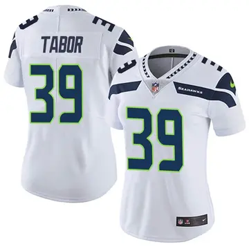 Nike Teez Tabor Women's Limited Seattle Seahawks White Vapor Untouchable Jersey