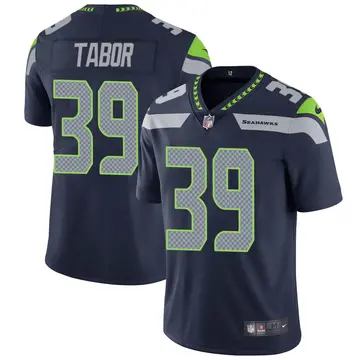Nike Teez Tabor Youth Limited Seattle Seahawks Navy Team Color Vapor Untouchable Jersey