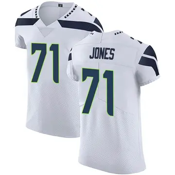 Nike Walter Jones Men's Elite Seattle Seahawks White Vapor Untouchable Jersey