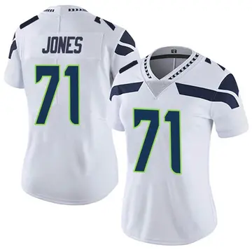 Nike Walter Jones Women's Limited Seattle Seahawks White Vapor Untouchable Jersey
