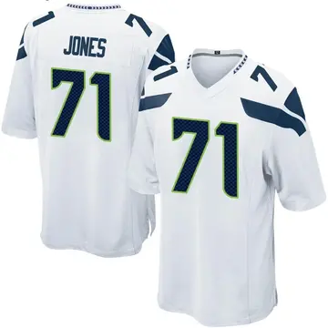 Nike Walter Jones Youth Game Seattle Seahawks White Jersey