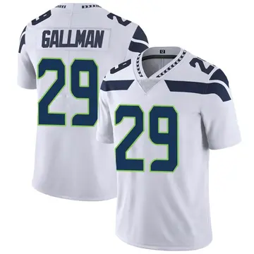 Nike Wayne Gallman Youth Limited Seattle Seahawks White Vapor Untouchable Jersey