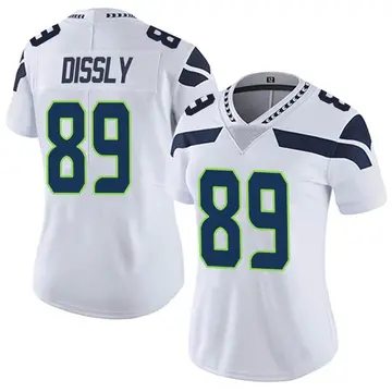Nike Will Dissly Women's Limited Seattle Seahawks White Vapor Untouchable Jersey
