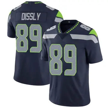 Nike Will Dissly Youth Limited Seattle Seahawks Navy Team Color Vapor Untouchable Jersey